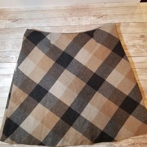 Chadwicks of Boston Woman's Wool Blend Plaid Skirt